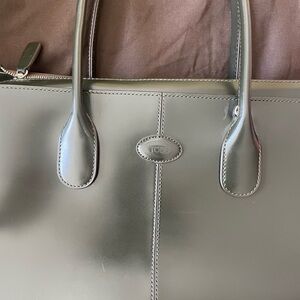 Vintage Tod's Dark Green Leather Handbag